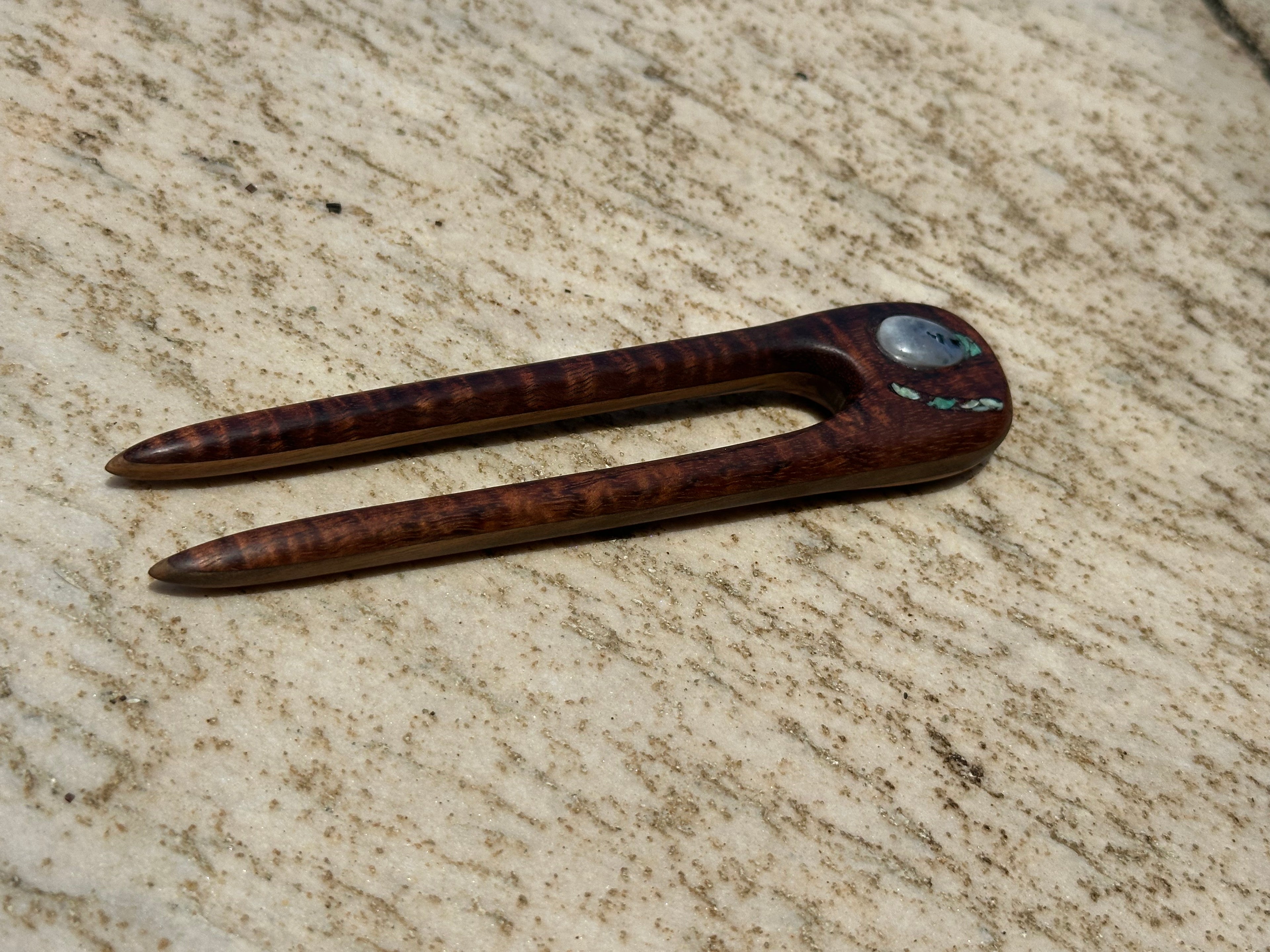 HAIR PICK - 11 - HONEYCREEPER (i'iwi)